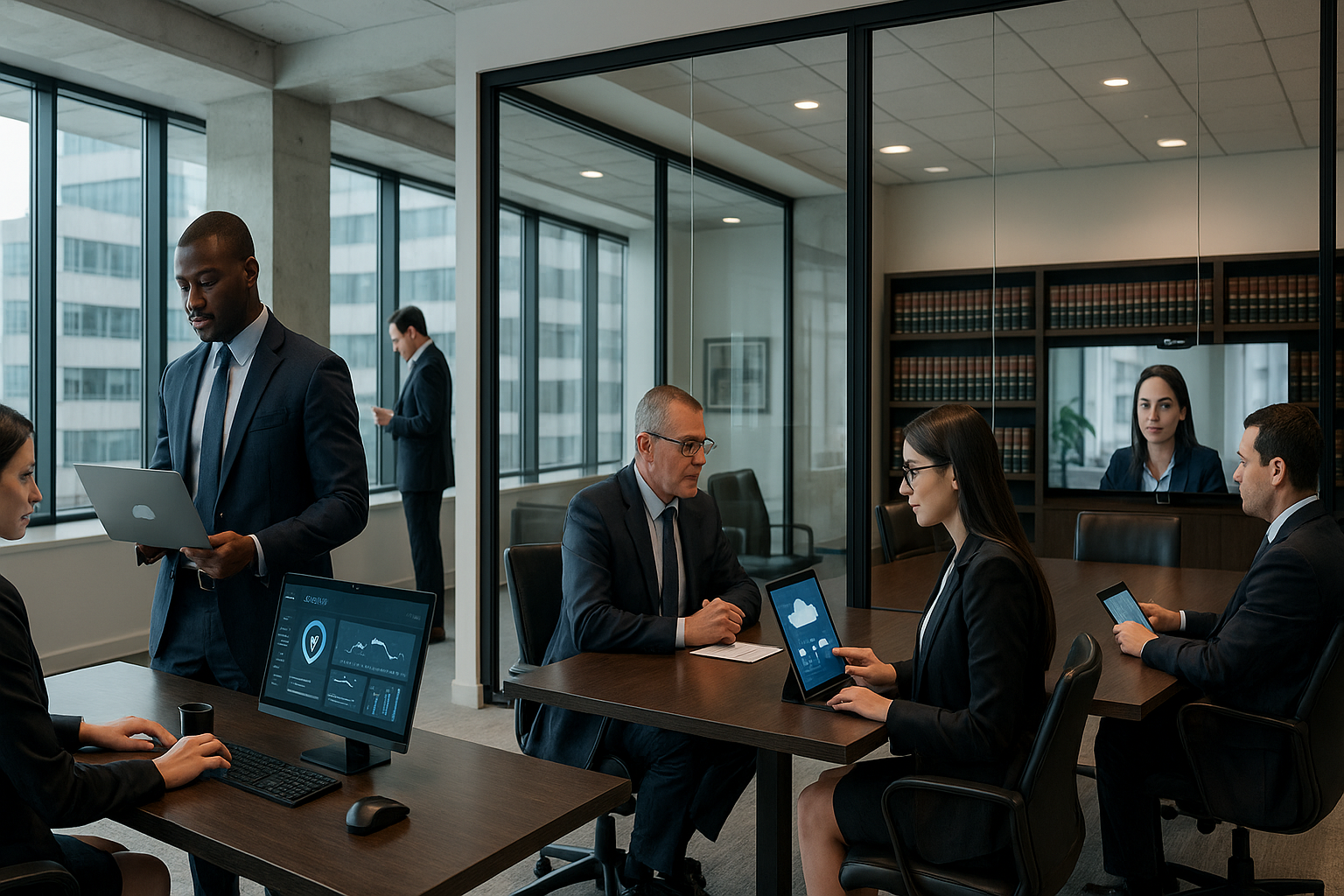 Professional office environment